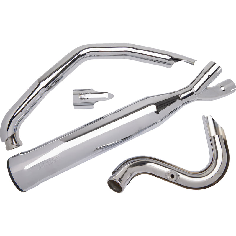 COBRA 1800-1918 6468 PowerPro HP 2:1 RPT Exhaust System - Chrome - '12-'17 Dyna