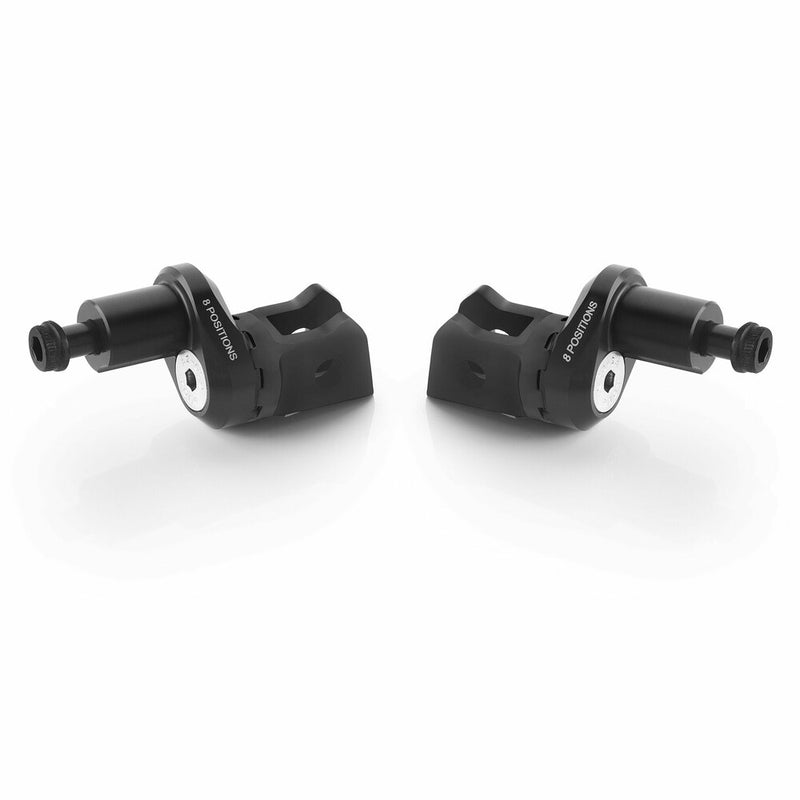 Rizoma 58-PE687B PE687B ECCESNTRIC FOOTPEG MOUNT KIT RIDER ADJUST BLACK PR