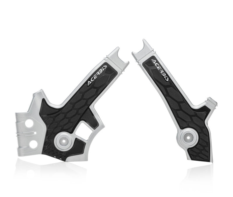 Acerbis Frame Guard X-Grip Grey Black - 2801931019 Suzuki 650SE / 650S 1996-2024