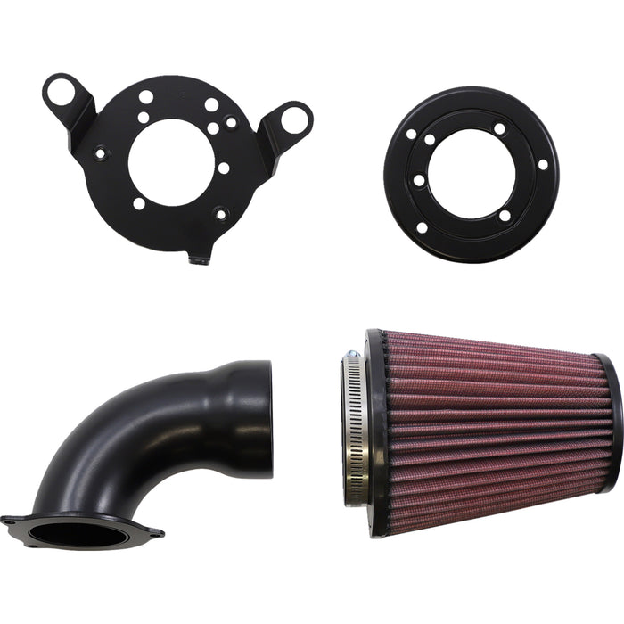 COBRA 1010-3129 606-0102-06B-SB Cone Air Intake - Black - Twin Cam