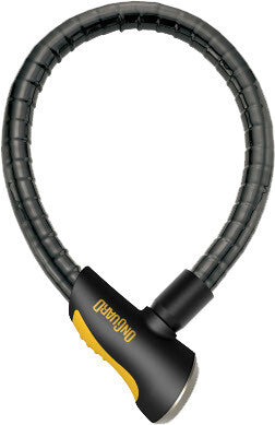 Onguard 57-9605 45008023L ROTTWEILER 8023L ARMORED CABLE LOCK BLACK/YELLOW 7 FT