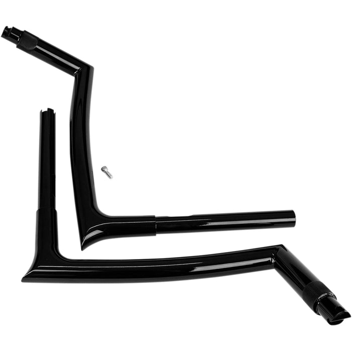 FAT BAGGERS INC. 0601-4765 906012-B 1-1/4" EZ Install Pointed Top Handlebar - 12" - Black