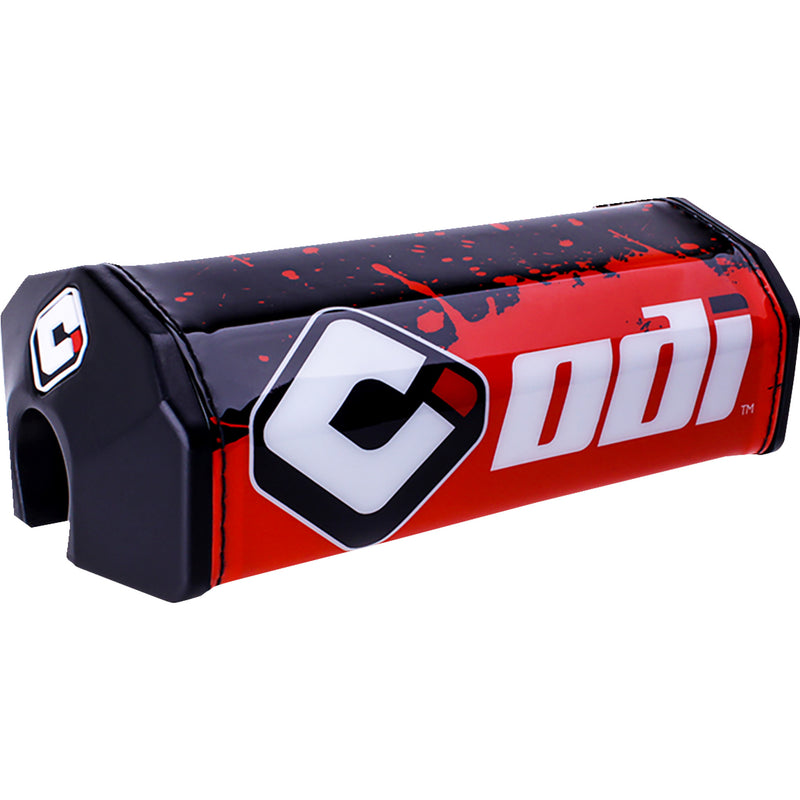ODI 0601-5907 H72BPS-RB Oversized Handlebar Pad Handlebar Pad - Oversized - Splatter - Red/Black