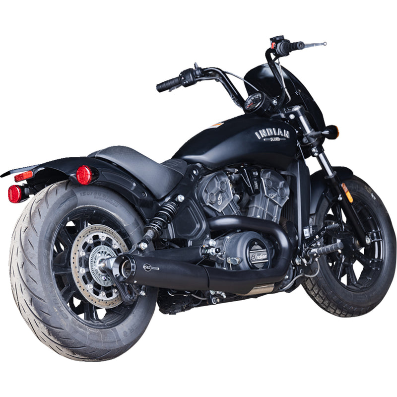 S&S Cycle Grand National 2-Into-1 Exhaust System - 4111-266 For Indian Scout 2015-2023