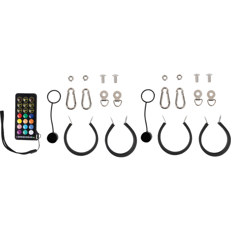 MOOSE OFFROAD 2040-3167 PQR-CHSBTR1.8-142-PU Quick Release Whip Lights Quick Release Whip - 4' - Pair