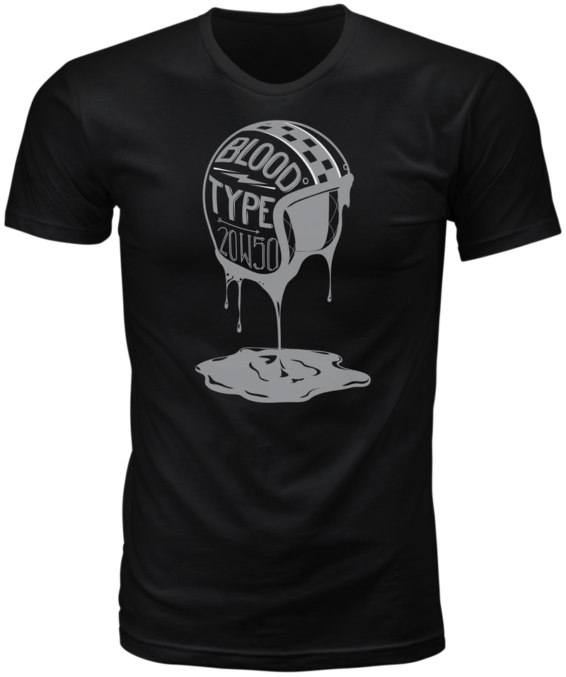 Highway 21 489-19252X #6331 489-1925~6 BLOOD TYPE TEE BLACK 2X