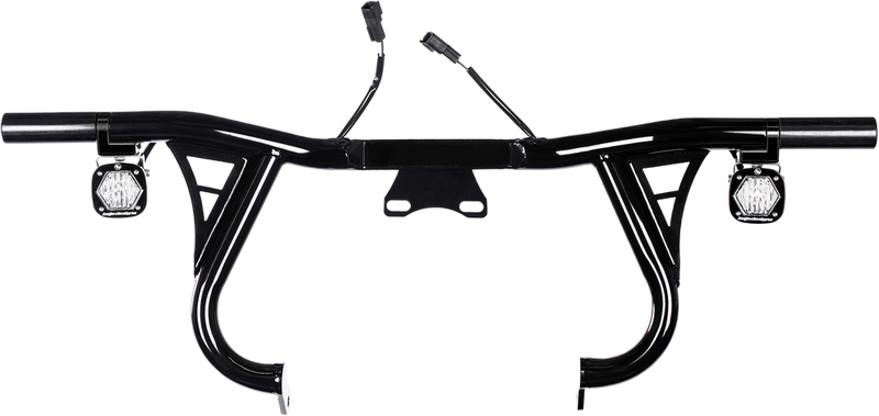 Santoro Fabworx Lightbar Crashbar Black 23CVO-24 ALL Baggers - SF80025 For Harley Road Glide 2023-2026