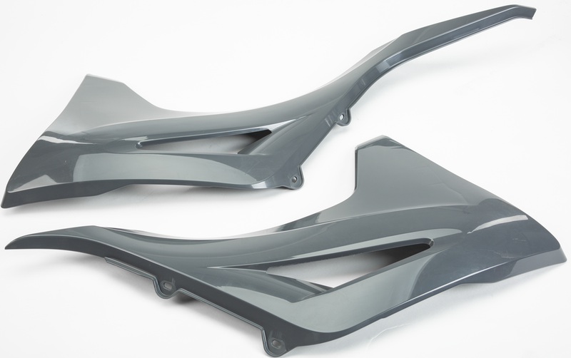 Polisport 64-8473810 8473800010 RADIATOR SCOOPS NARDO GREY GAS