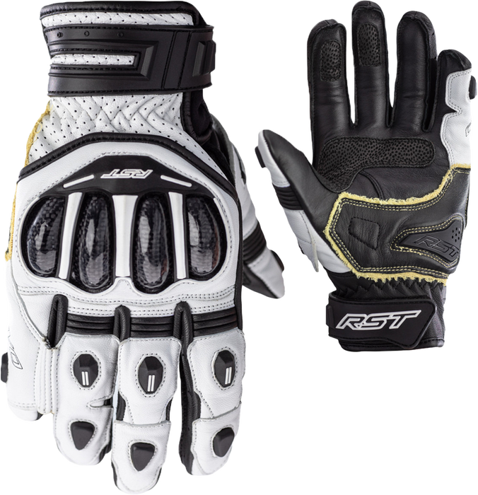 Rst 556-2667108 102667WHI-08 TRACTECH EVO 4 SHORT CE GLOVE WHITE/WHITE/BLACK SM
