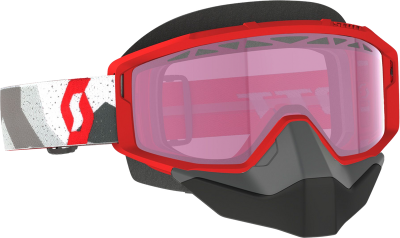 Scott 51-5661 278606-7434134 PRIMAL SNOW CROSS GOGGLE CAMO WHITE/RED ROSE TINT
