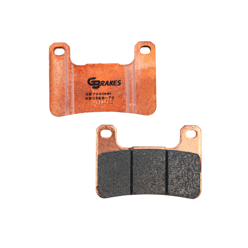 Gbrakes 17-56870 GB0568-70 BRAKE PADS SINTERED