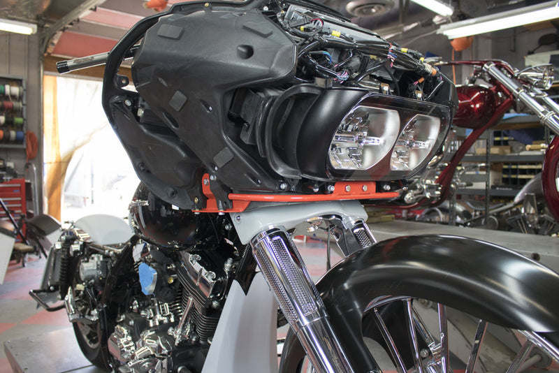 Paul Yaffe Bagger Nation Fairing Support Bar Black ` Fltr - FSB-15L-STL-B For Harley Road Glide 2015-2019