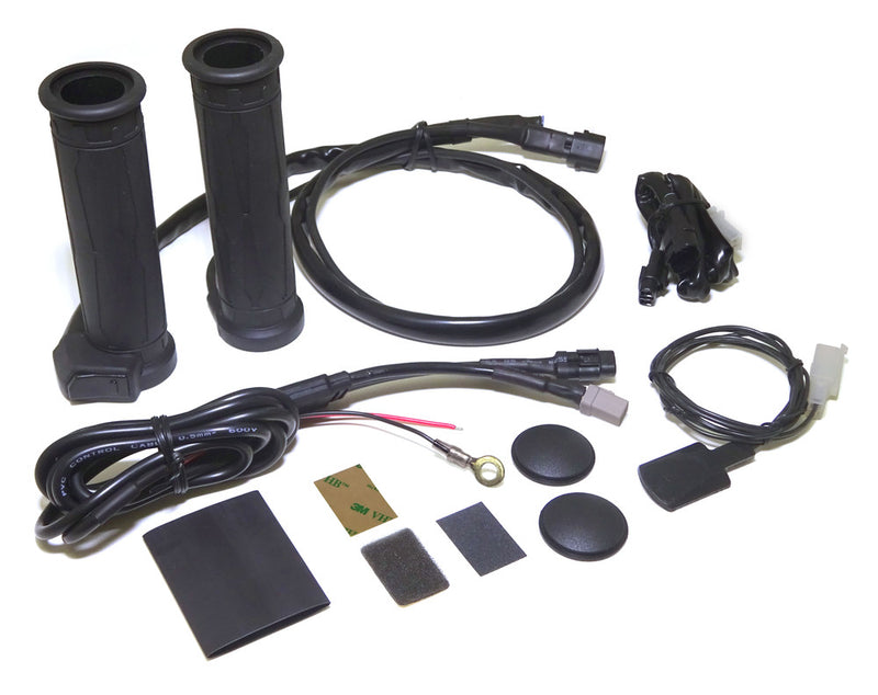 Koso North America 40-4102 AX073210 APOLLO HEATED GRIP KIT W/HEATED THROTTLE WARMER