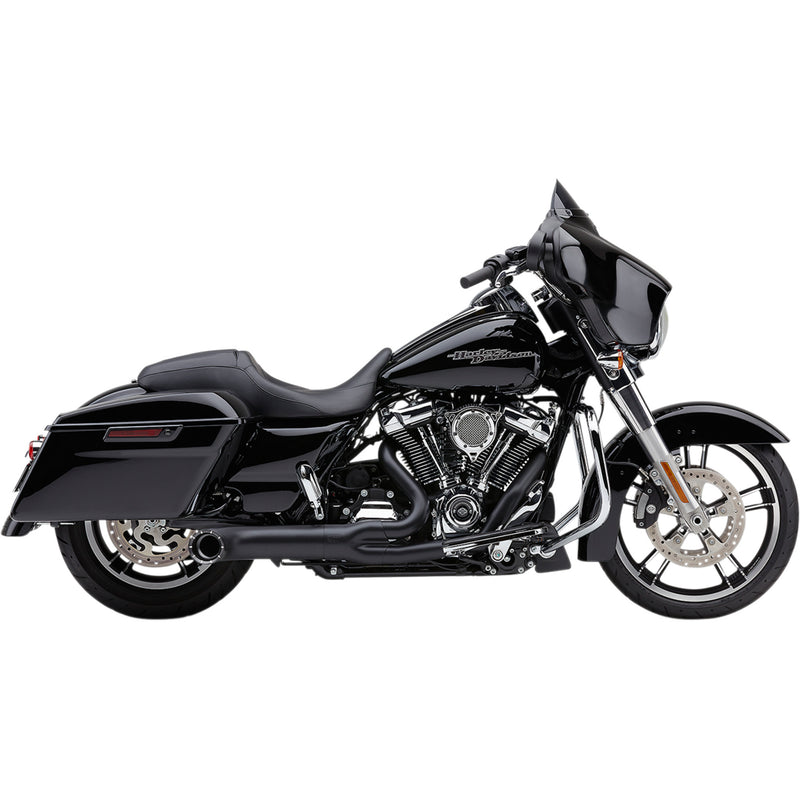 Cobra Turn Out 2-Into-1 Exhaust System - 6271B-1 For Harley Touring 2017-2022