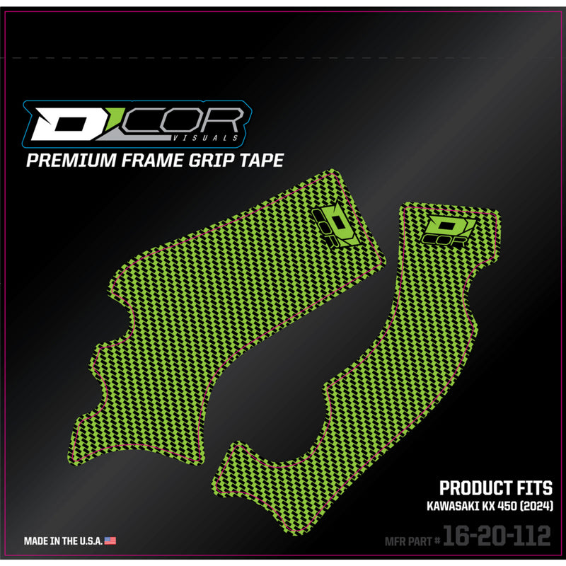 D'cor Visuals Grip Tape - 16-20-112 Kawasaki KX 450 / KX 250 2024-2026