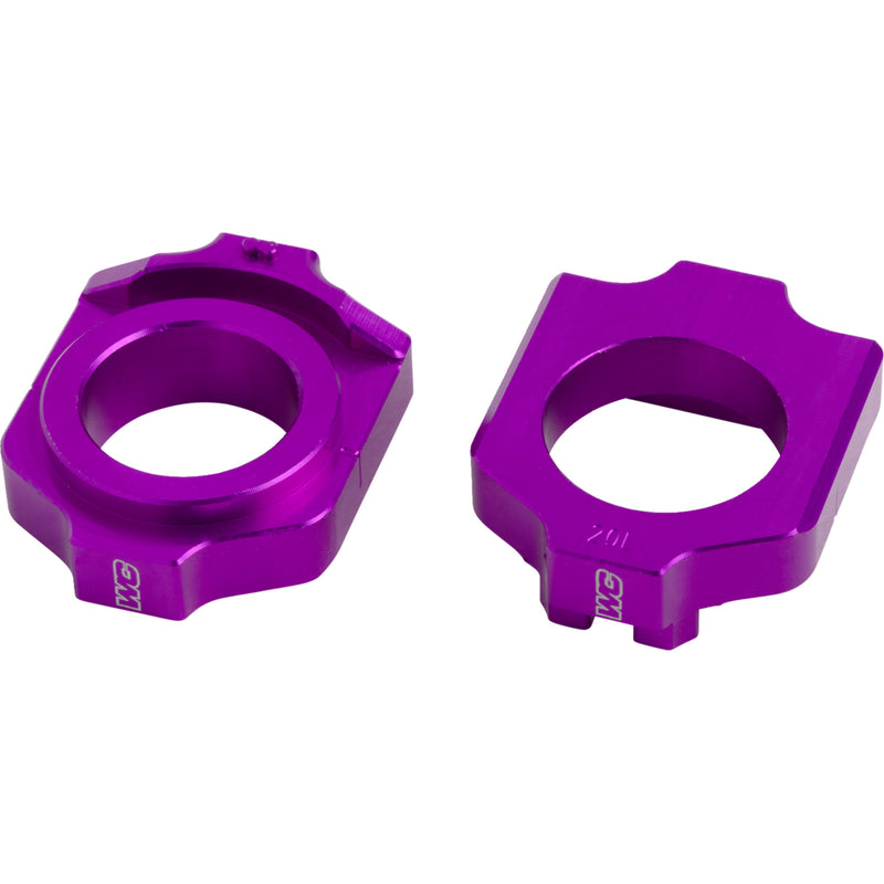 WORKS CONNECTION 1231-1749 17-P221 Elite Axle Block Kit purple - honda