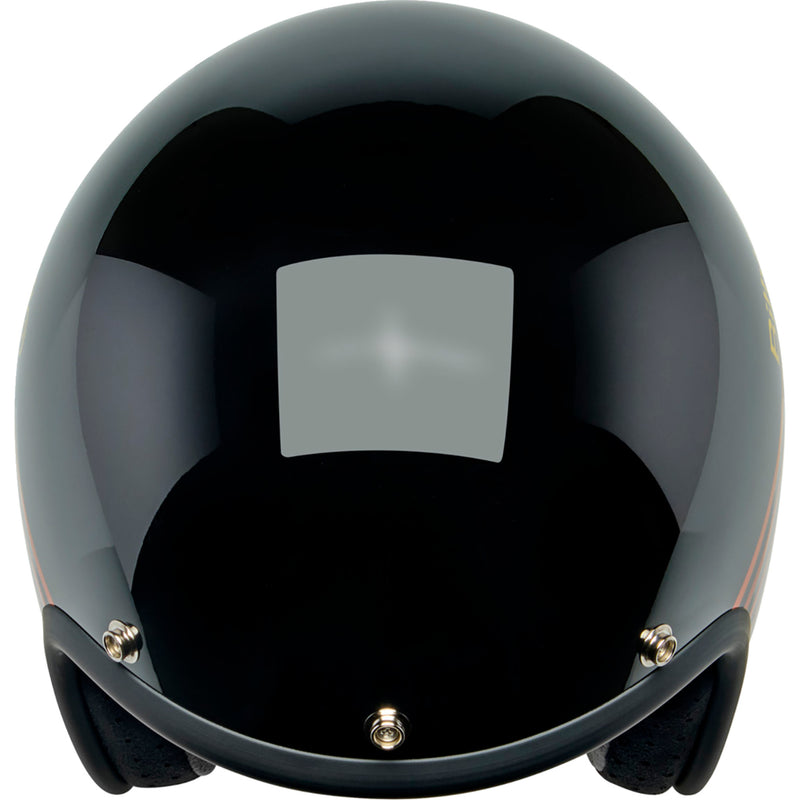 BILTWELL Bonanza Lightspeed Helmet - Gloss Black/Orange/Yellow