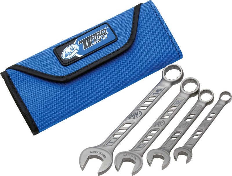 Motion Pro 57-8466 08-0466 TI PROLIGHT TITANIUM WRENCHES 8 10 12 14 SET