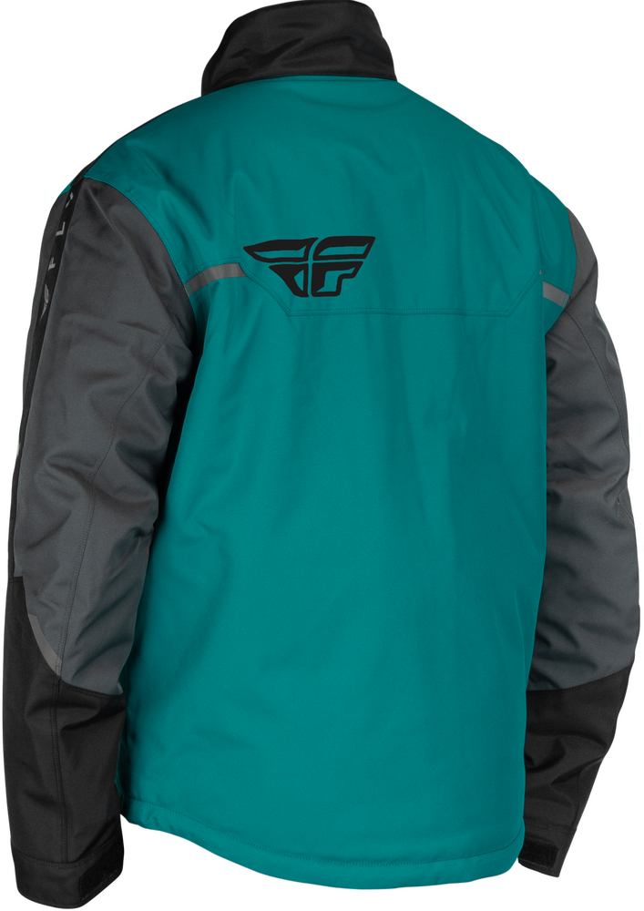 Fly Racing 470-55012X 470-55012X OUTPOST JACKET BLACK/TEAL/ORANGE 2X