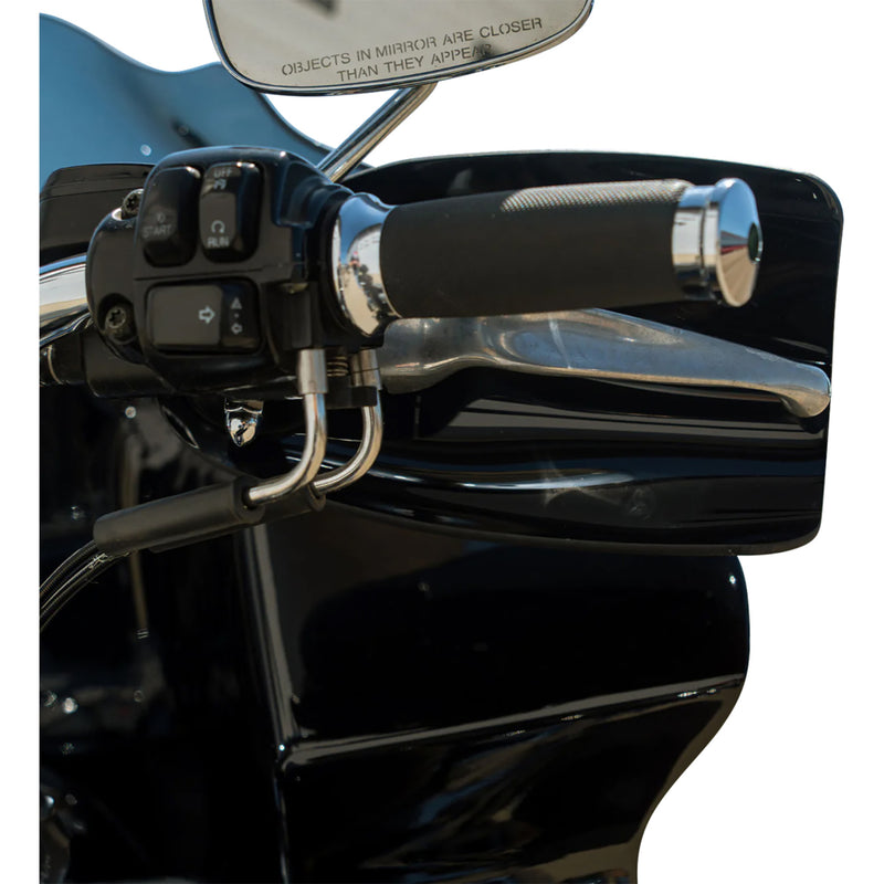 KLOCK WERKS 0635-2796 KWS-01-0120-HC Flare® Handguards harley-davidson hydraulic clutch - black