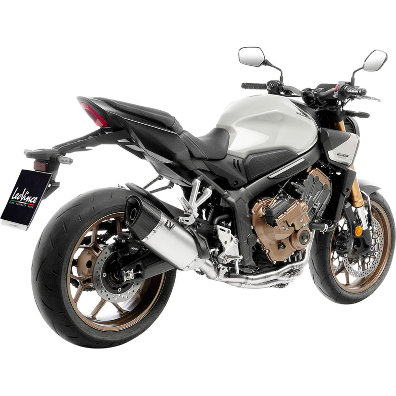 LEOVINCE 1812-0618 15611TU LV-14 R Exhaust System titanium - honda cb/cbr 650