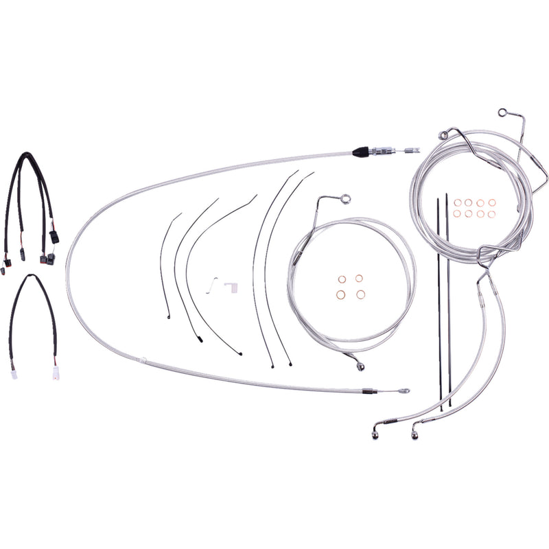 Magnum Shielding Cable Kit - 3871221 For Harley Road King 2021-2022
