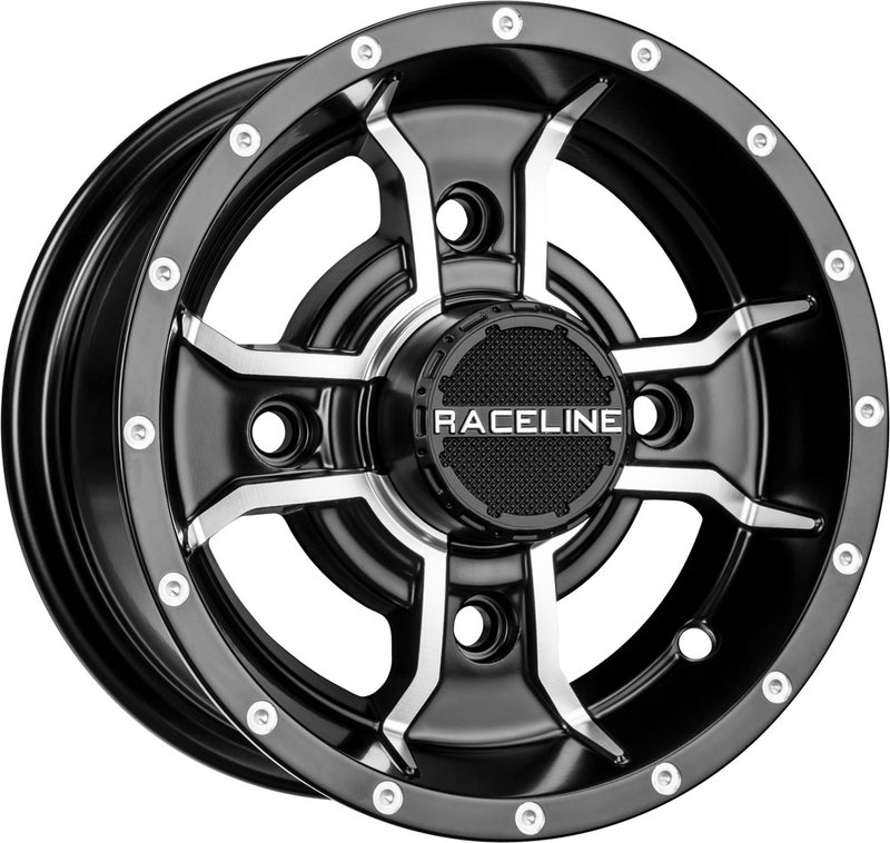 Raceline Wheels 570-1643 A7710556-32 MAMBA SPORT WHEEL 10X5 4/156 3+2 BLK/MACHINED