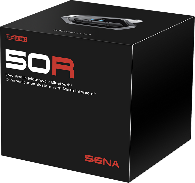Sena 50R HD Bluetooth Comm System With Mesh Intercom Single - 50R-02