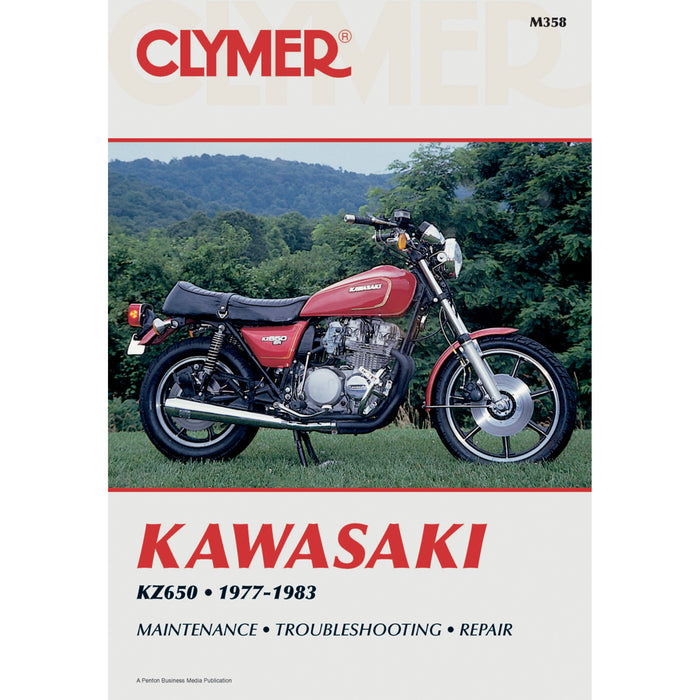 CLYMER M358 CM358 Motorcycle Repair Manual — Kawasaki Manual - Kawasaki KZ650