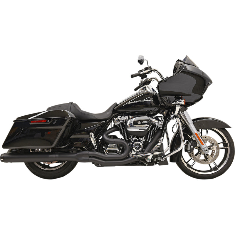 Bassani Xhaust Road Rage 2-Into-1 Exhaust System - 1F58RB For Harley Touring 2017-2026