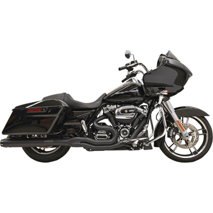 BASSANI XHAUST 1800-2132 1F58RB Road Rage 2:1 B4 Exhaust System - Black - Straight Can