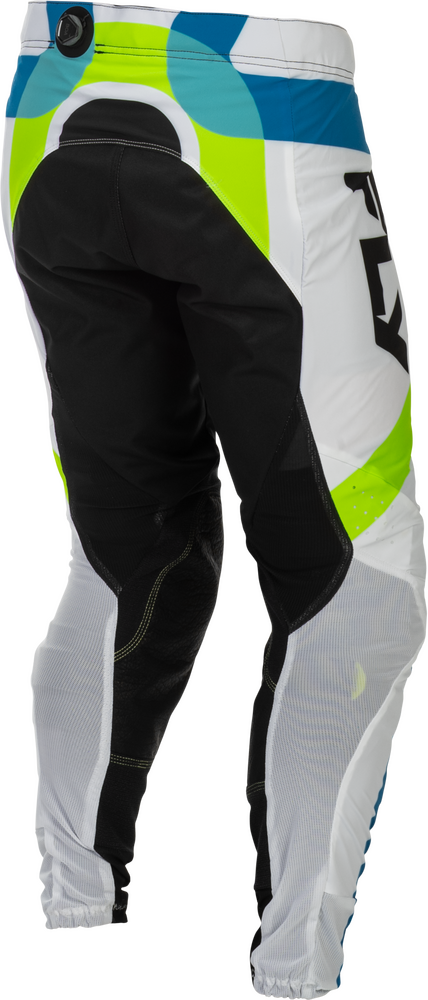 Fly Racing 379-73526 379-73526 YOUTH LITE LE CURRENT PANTS WHITE/LIME/BLUE SZ 26