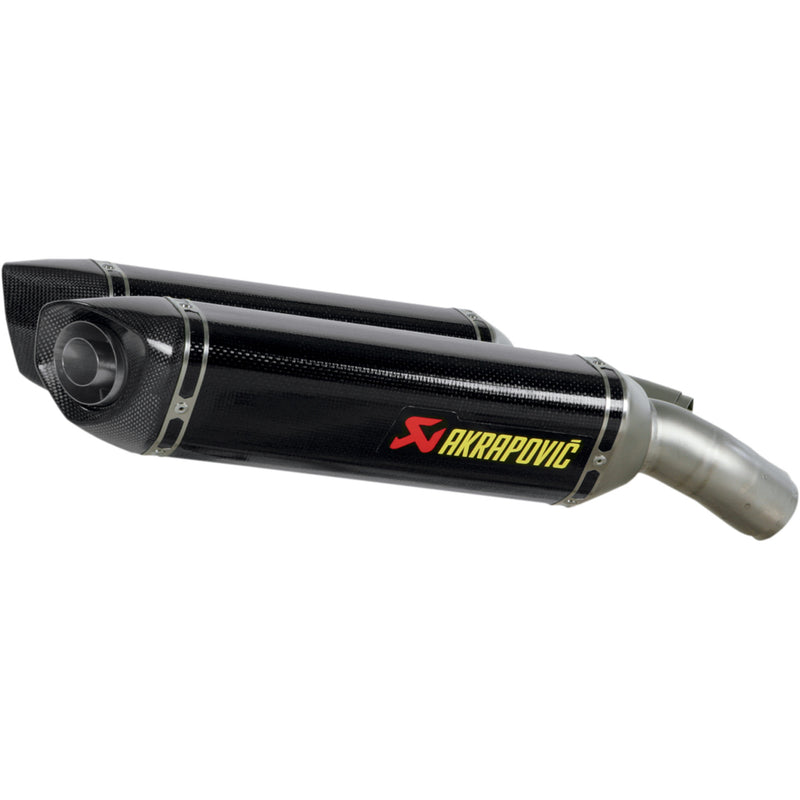 AKRAPOVIC 1811-1463 S-D10SO3-ZC Slip-On Line Mufflers Mufflers - Carbon Fiber