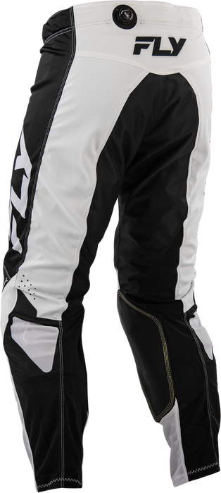 Fly Racing 380-32040 380-32040 KINETIC MESH PANTS WHITE/BLACK SZ 40