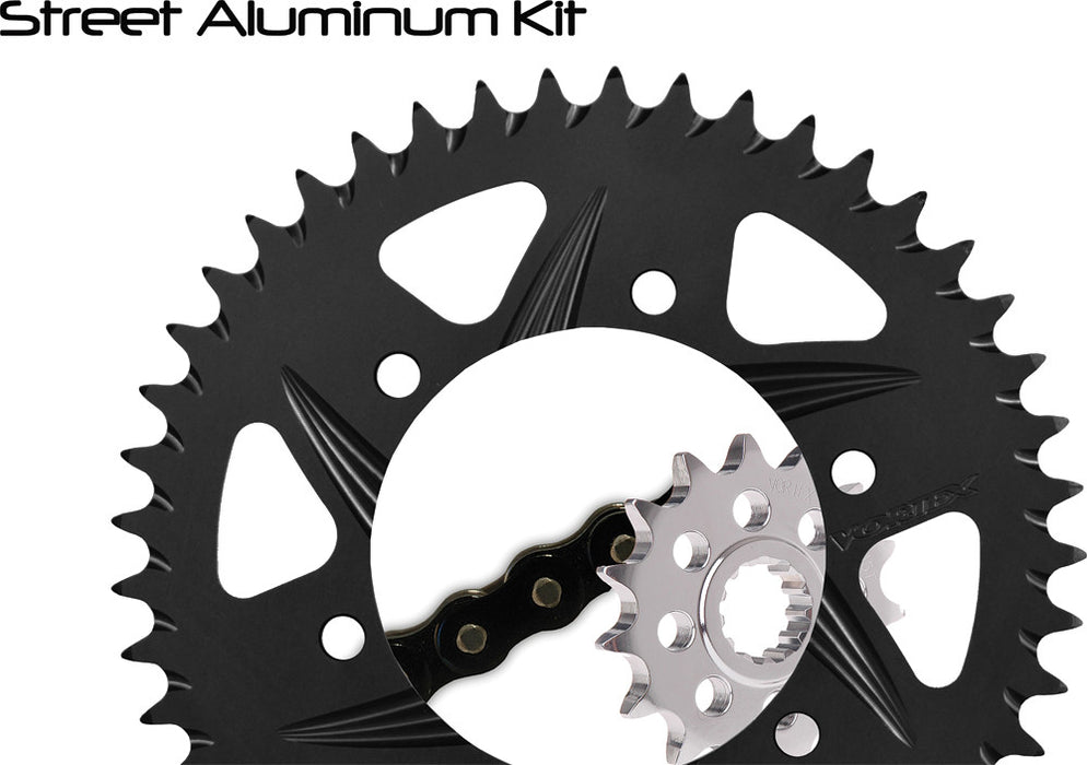 Vortex 3-CK5259 CK5259 SPROCKET/CHAIN KIT STL/ALU 16/42T BLK RX3 520-110L BLK