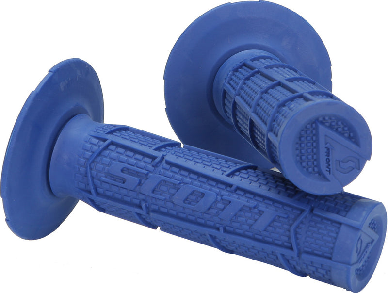 Scott 51-1026 233925-0003 RADIAL FULL WAFFLE GRIPS BLUE 7/8"