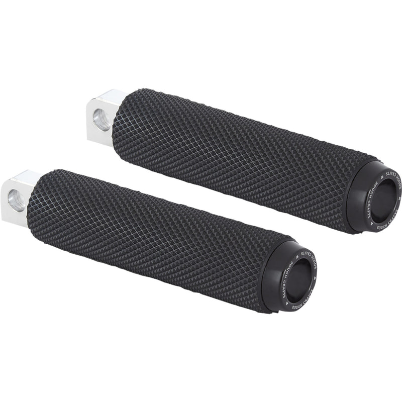 ROUGH CRAFTS 1620-2205 RC-400-000 Foot Peg - Black - Knurled