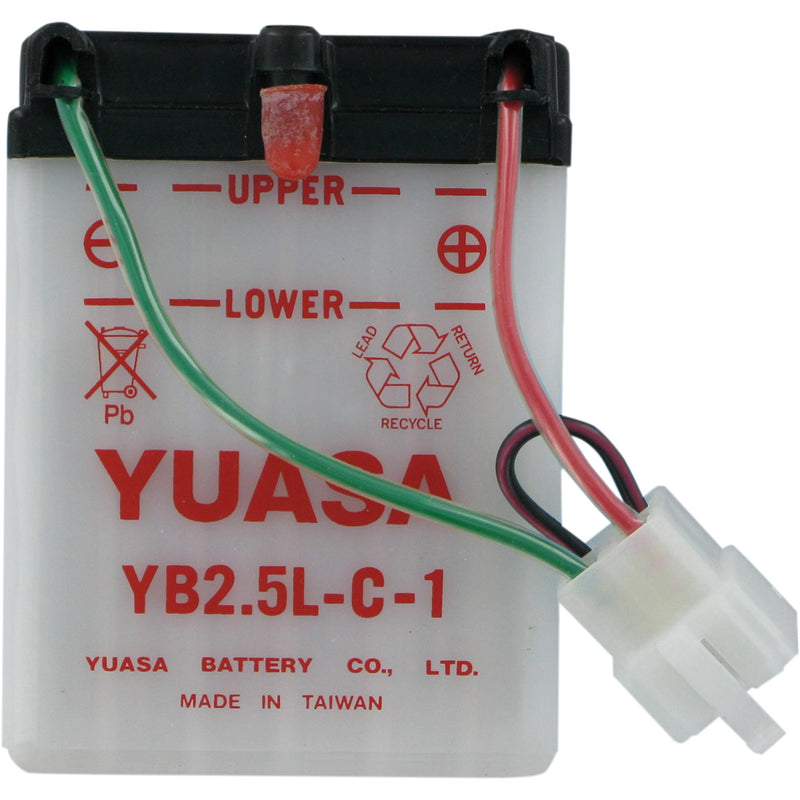 YUASA YB2.5L-C-1 YUAM22LC1 Conventional Battery — 12 V Battery - YB2.5L-C-1