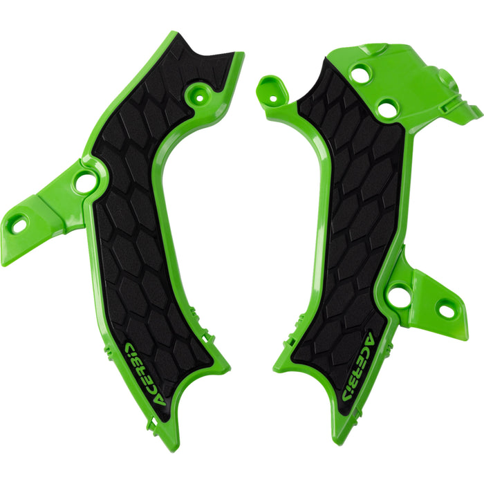 ACERBIS 0505-2406 2983671089 X-Grip Frame Guards green/black - kx 450