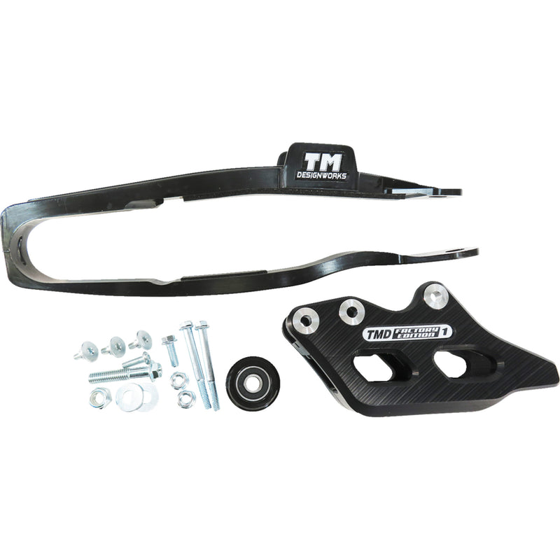 T.m. Designworks Chain Guide And Slider Kit - YCP-OR9-BK Yamaha YZ 450 2023