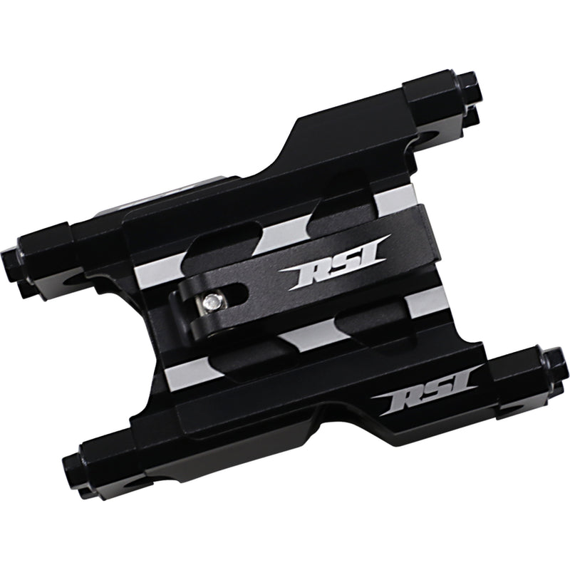 RACE SHOP INC. 0602-1040 RA-46 Adjustable Flex Handlebar Riser Risers - Adjustable - 4" - 6" - Black