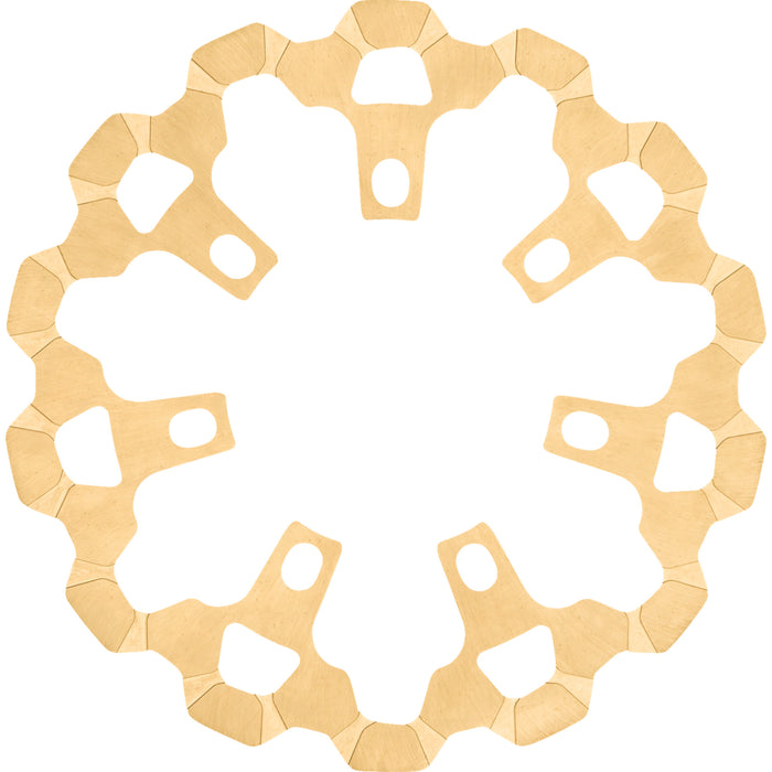 LYNDALL RACING BRAKES LLC 1710-4526 3-622 Brake Rotor front - 11-13/16" - gold