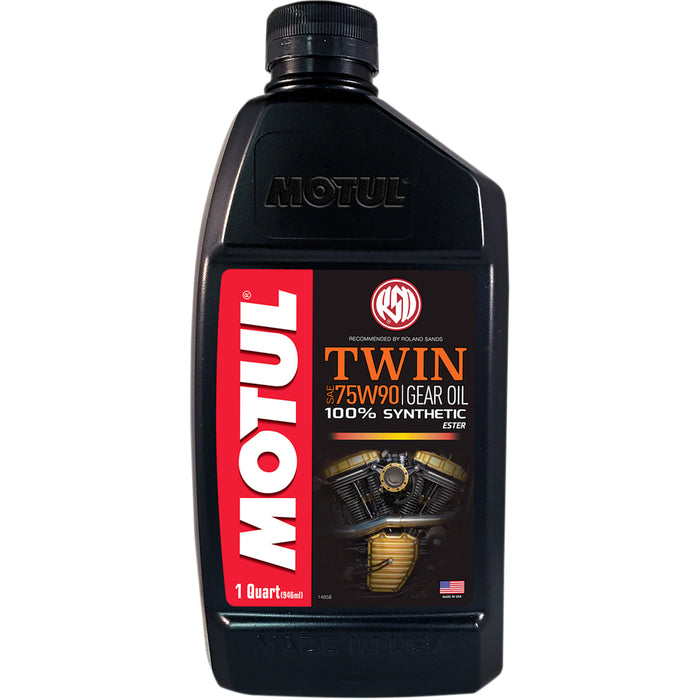 MOTUL 3606-0029 108064 75W90 Synthetic Gear Oil V-Twin Synthetic Gear Oil - 75W-90 - 1 U.S. quart