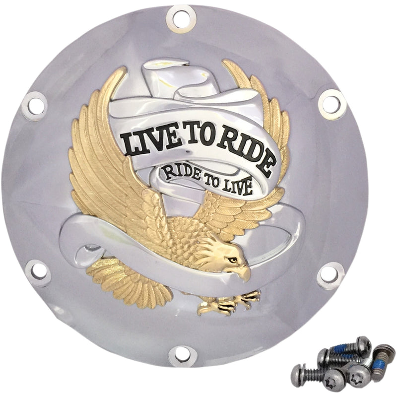 Drag Specialties Live to Ride Derby Cover For Harley Sportster 2004-2022