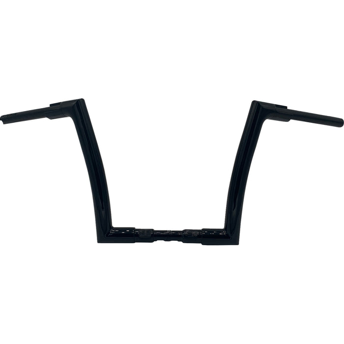 FAT BAGGERS INC. 0601-6391 648012-B 1-1/2" EZ Install Flat Top Handlebar - 12" - Black