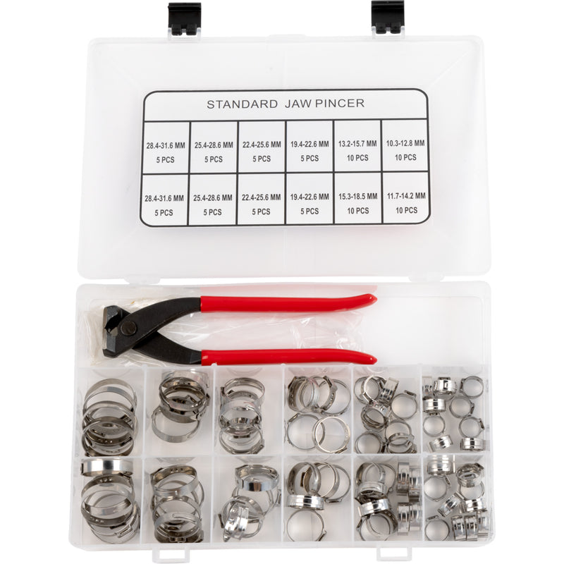 MOOSE OFFROAD 2402-0295 T03-6243K Ear Clamp with Jaw Pincer Kit Ear Clamp with Jaw Pincer - Assortment - Kit