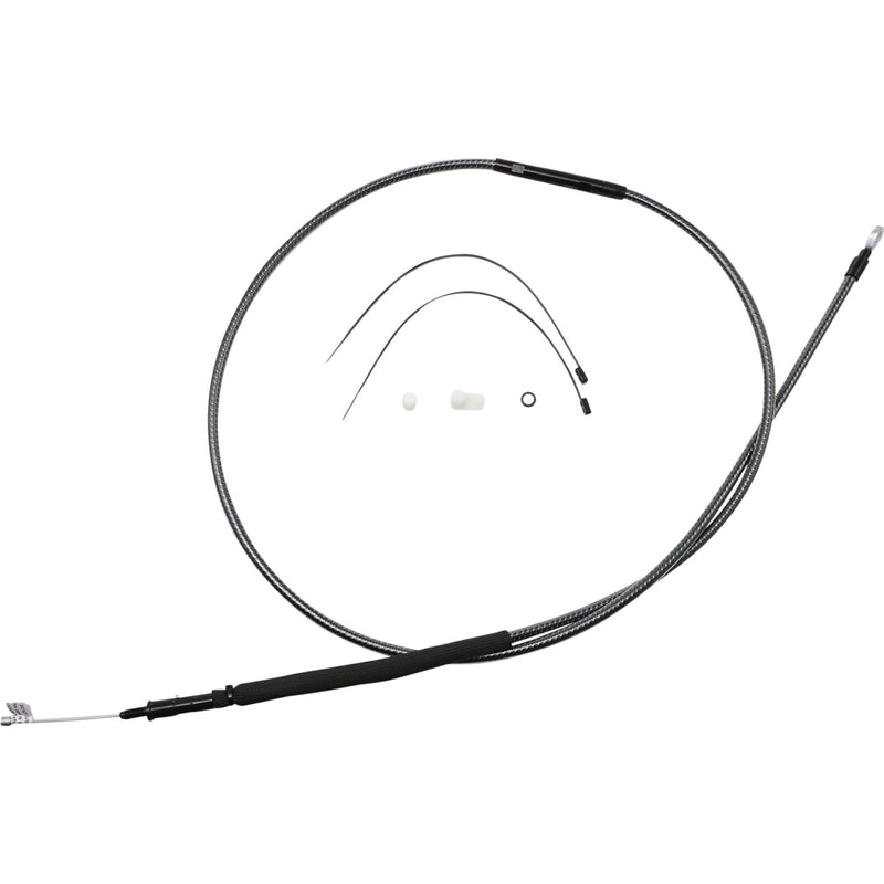 Magnum Shielding High-Efficiency Polished Karbonfibr Clutch Cable /16" - 722822 For Harley Motorcycles 2006-2024