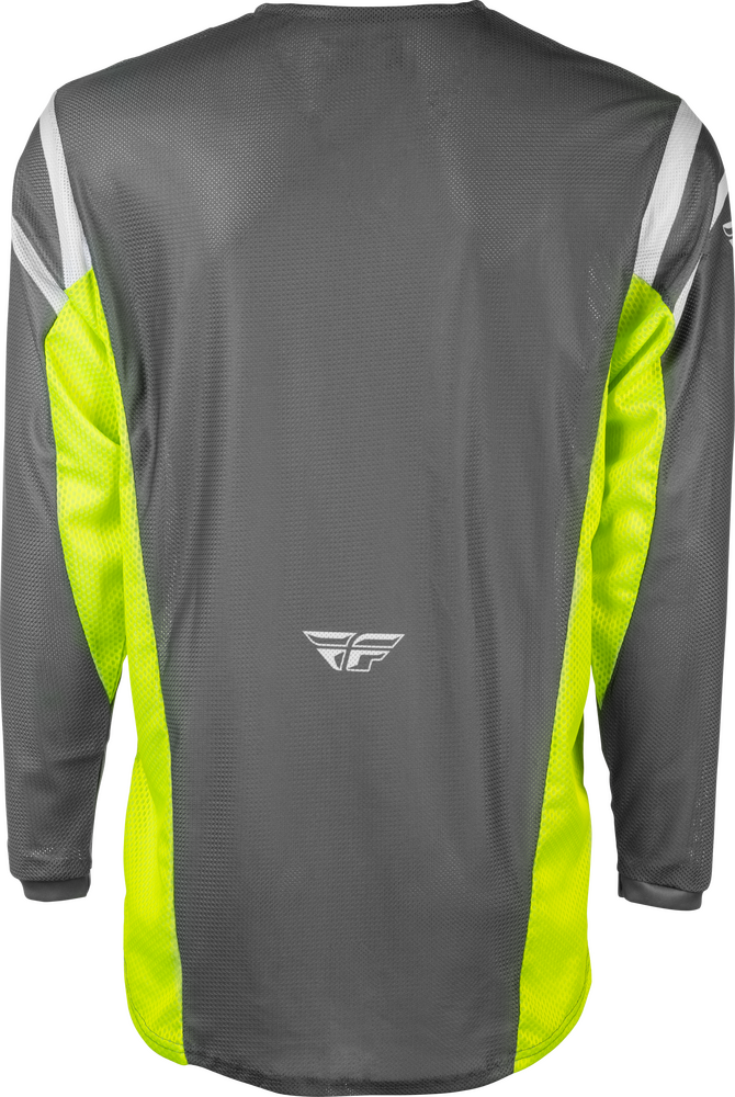 Fly Racing 379-314M 379-314M KINETIC MESH CENTER JERSEY GREY/WHITE/HI-VIS MD