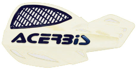 Acerbis Uniko Vented Handguards White - 2072670002 For Husaberg Dirt Bikes 1989-2014 | Beta Dirt Bikes 2008-2018