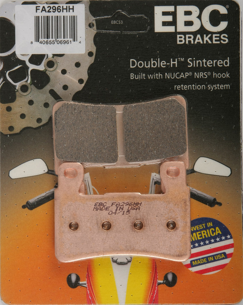 EBC Brake Pads FA269HH Double-H Sintered - FA296HH For Harley Softail 2015-2018 | Kawasaki Ninja 2013-2017